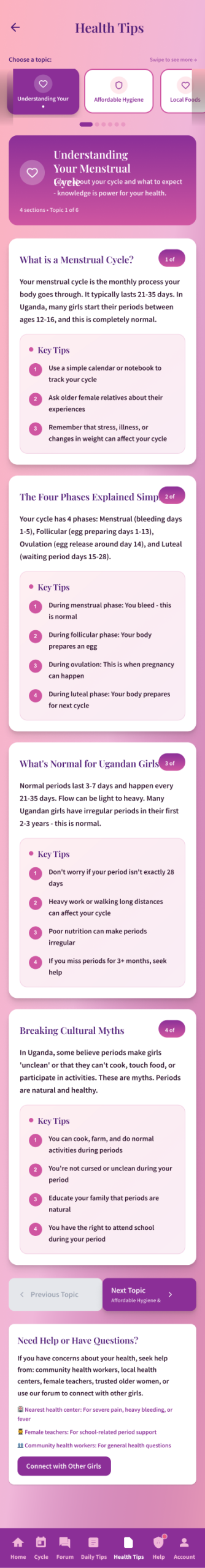 Health tips